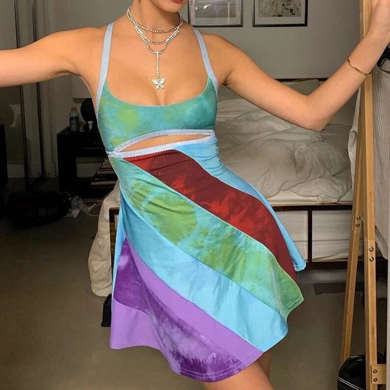 Komorebi Studios 13 Going on 30 Y2K Minidress