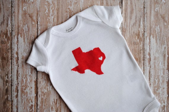 Deep in the Heart of Texas onesie