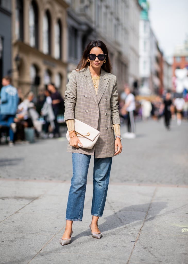 beige flats outfit