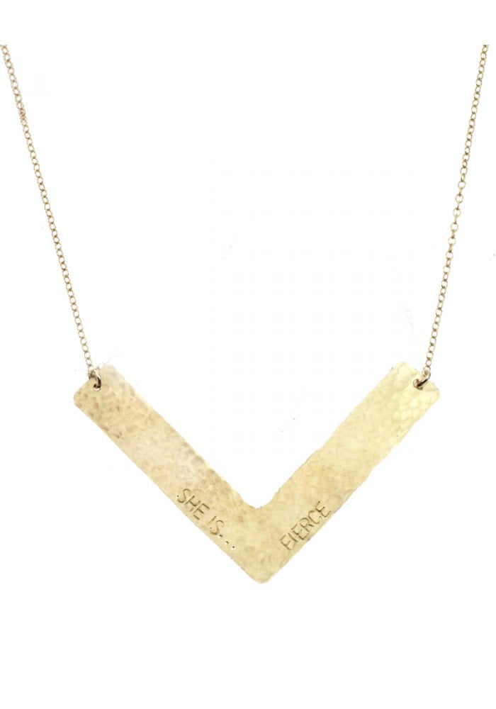Identity Large Chevron Necklace