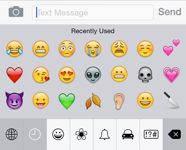 "I clearly express a wide range of excessive and exaggerated emotions. I have a bit of a morbid side I probably need to get in check (e.g., the smirking demon emoji, skull, and knife because I threaten people a lot). Maybe that's OK, because I also see a lot of heart usage. I use the alien as my own personal sign-off . . . It resonates with me. Leaves because hello, it's October."
— Sierra Horton, editorial intern