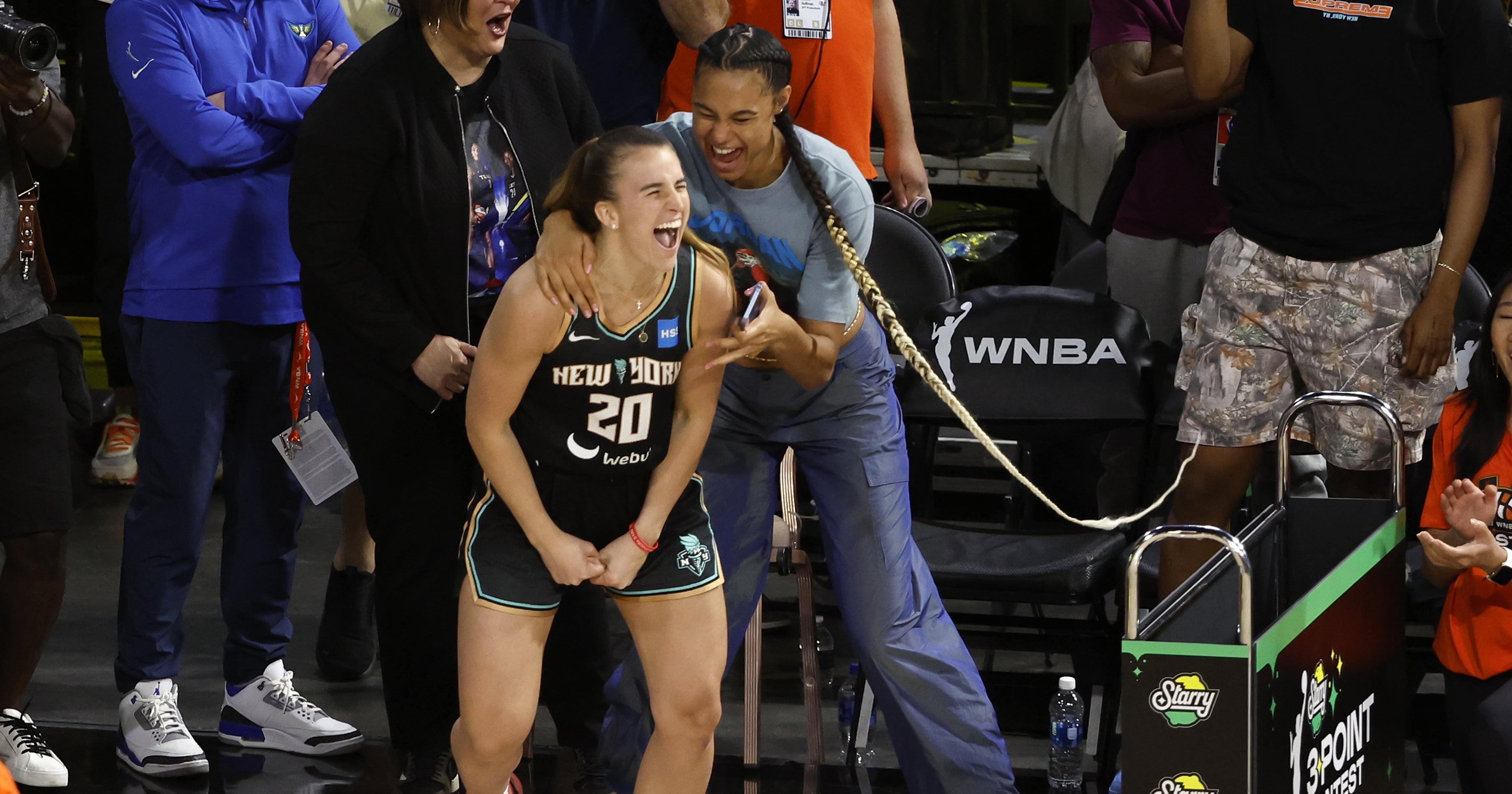 Sabrina Ionescu Smashes the NBA and WNBA 3-Point-Contest Record
