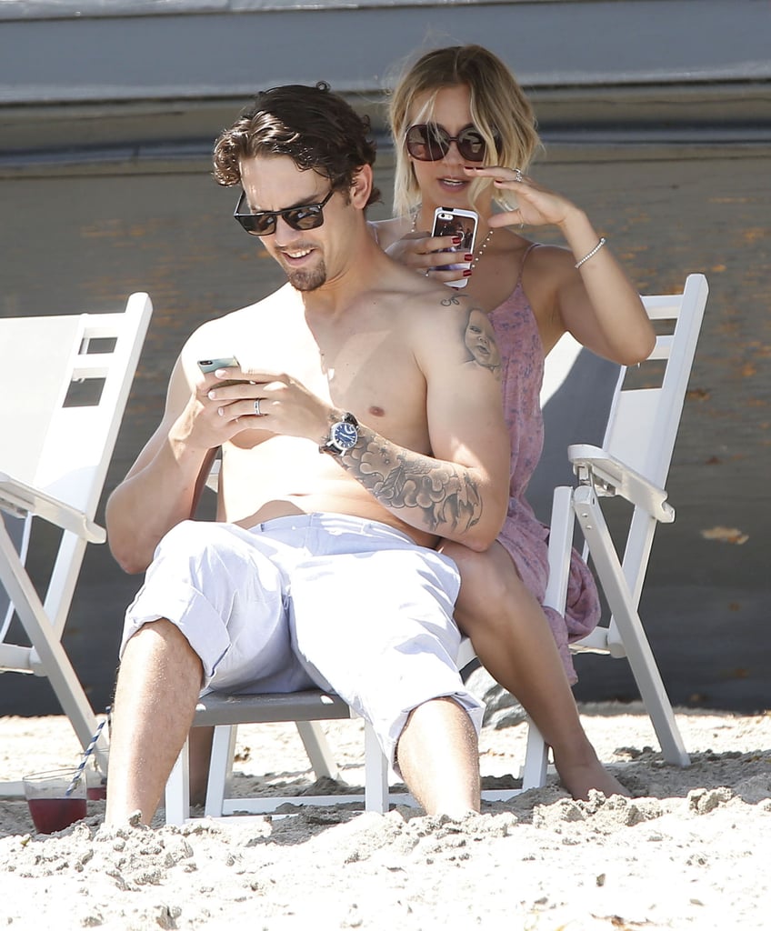 Kaley Cuoco and Ryan Sweeting on Memorial Day 2014