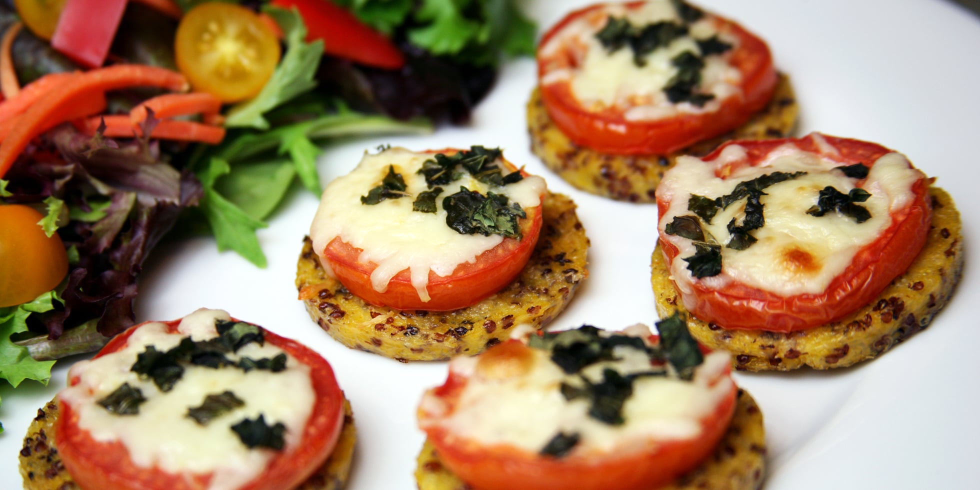 Healthy Recipe Pizza Quinoa Polenta Popsugar Fitness