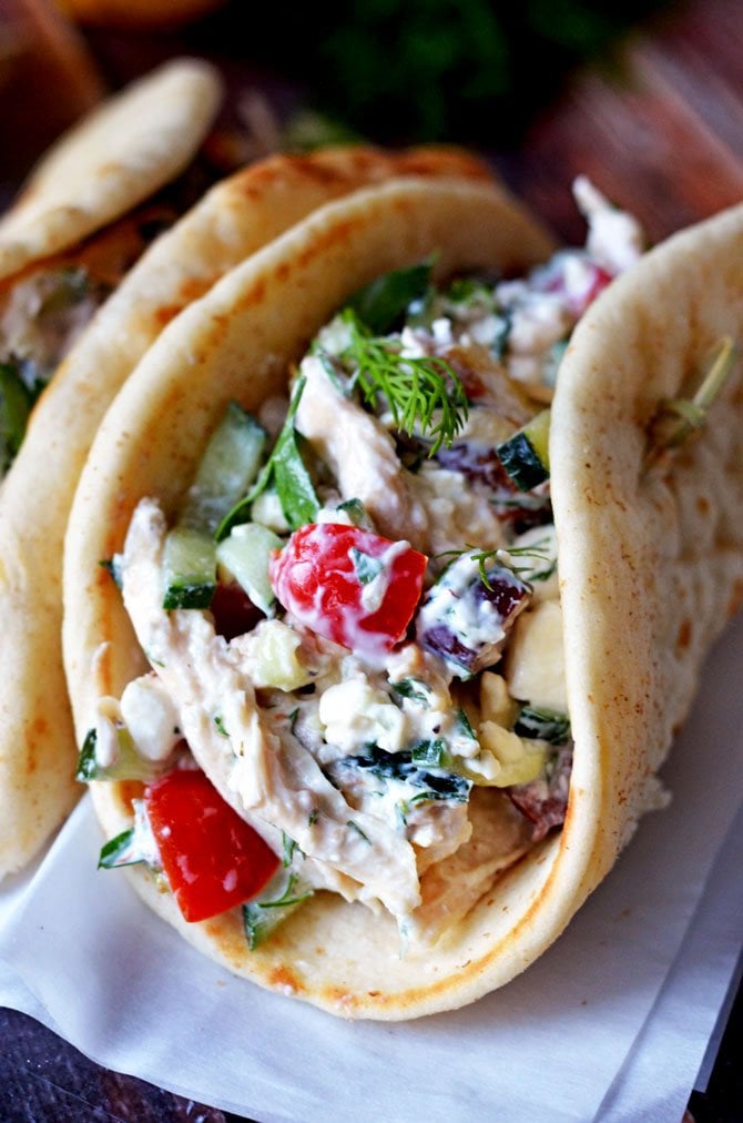 Greek Tzatziki Chicken Salad