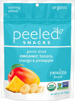 Peeled Snacks Paradise Found —Banana, Mango, & Pineapple