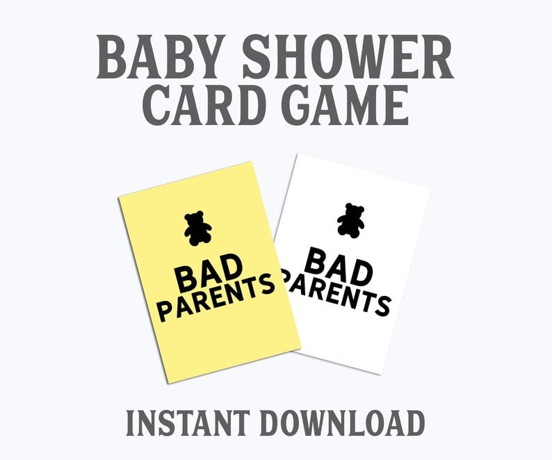 Cards Against Humanity Printable Baby Shower Game