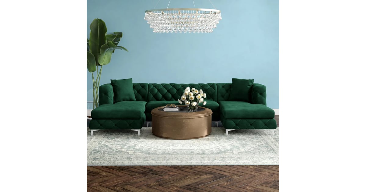 Miranda outlet velvet sectional