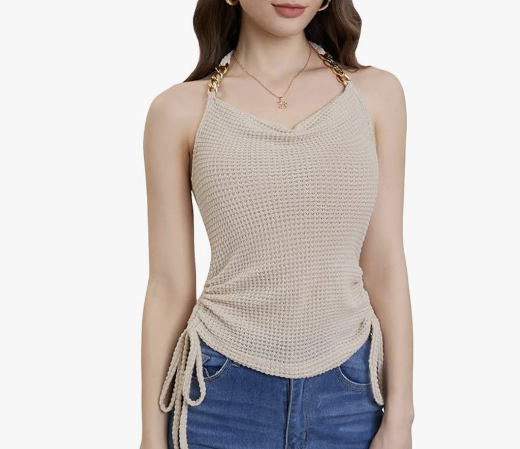 Roseseek Drawstring Camisole