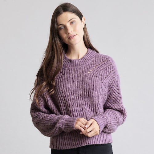 Elizabeth and James Open Stitch Sweater