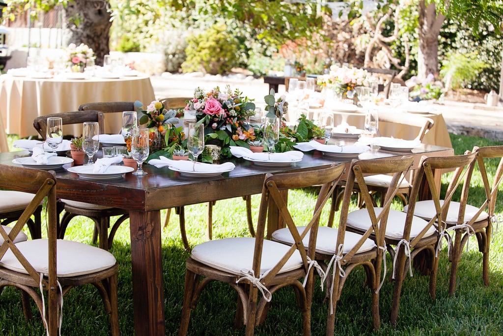 Wooden Table Setting