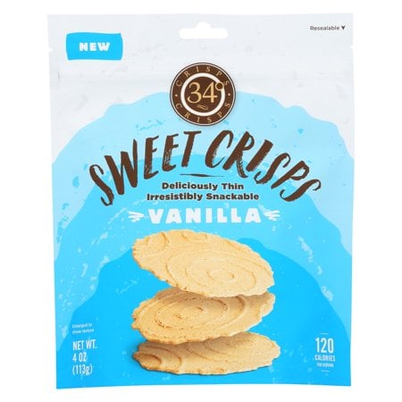 34 Degrees Vanilla Sweet Crisps