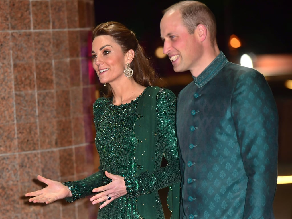 Kate Middleton's Green Jenny Packham Gown in Pakistan