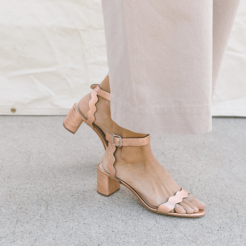 Loeffler randall sale scalloped sandals