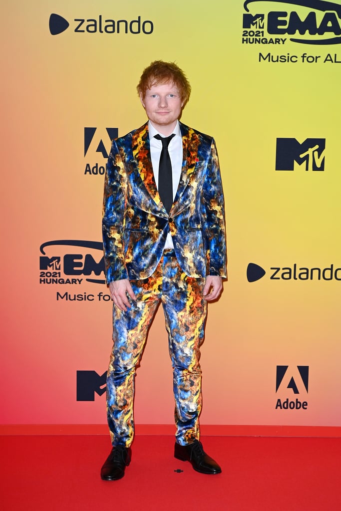 Ed Sheeran at the MTV EMAs 2021