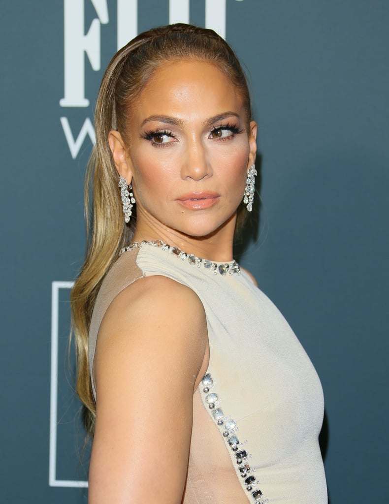 Jennifer Lopez's Champagne Critics' Choice Awards Dress
