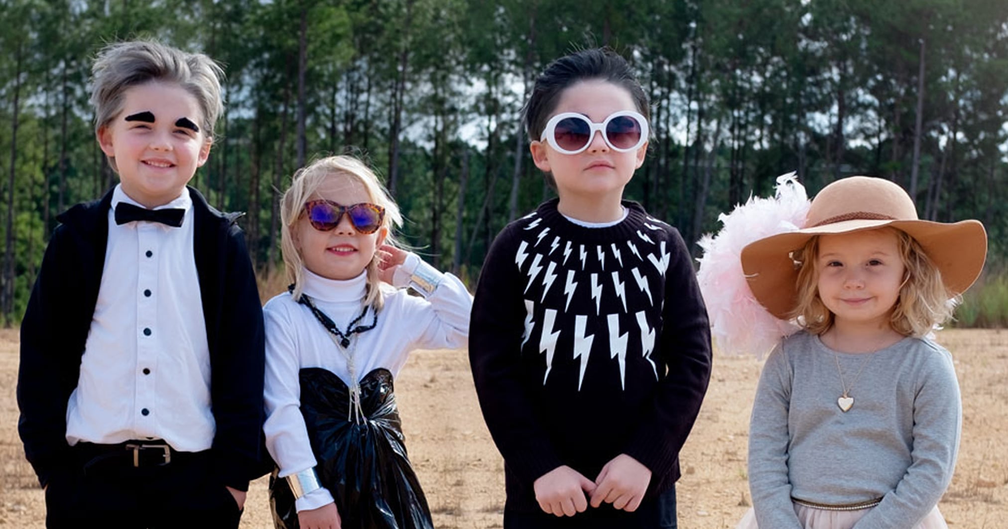 Mom DIYs Schitt's Creek Costumes For Kids PS Family