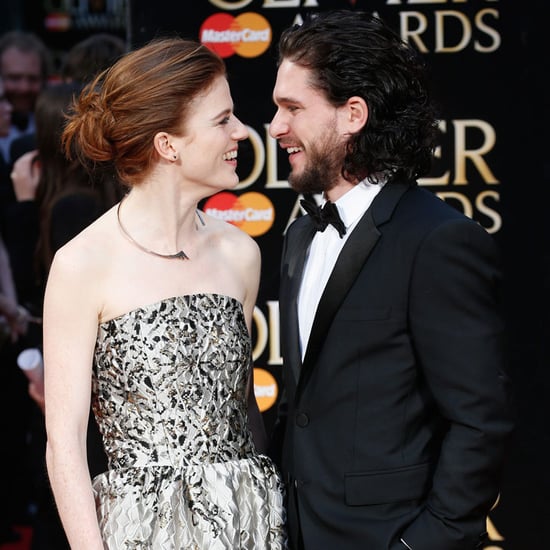 Kit Harington and Rose Leslie Olivier Awards Red Carpet 2016