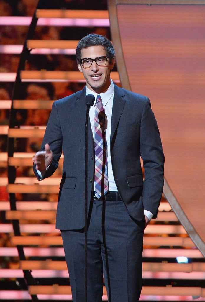 Andy Samberg stepped into the spotlight at the NFL Honors award show in NYC on Saturday.