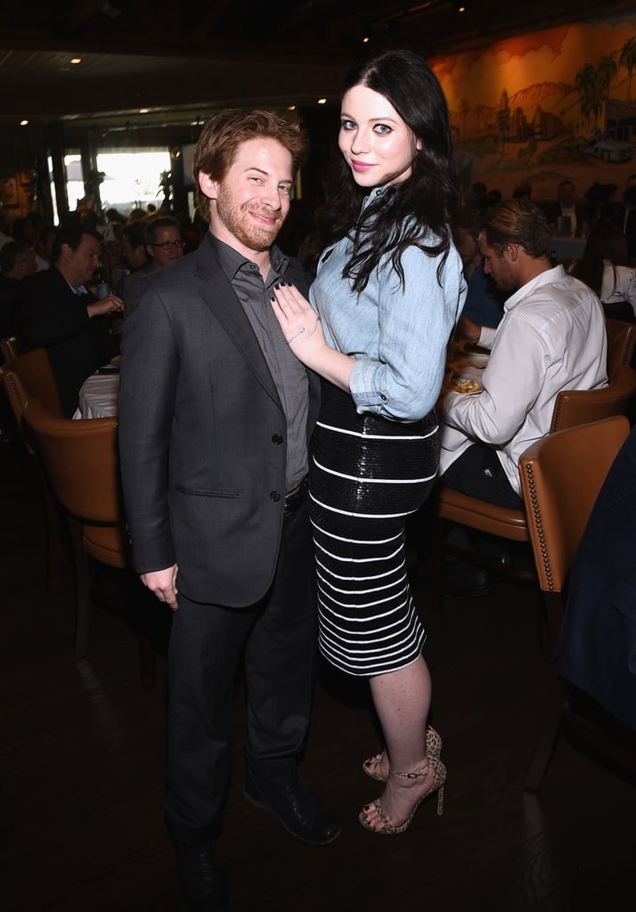 Former Buffy the Vampire Slayer stars Seth Green and Michelle Trachtenberg reunited for Jessica Seinfeld's Baby Buggy event in LA on Wednesday.