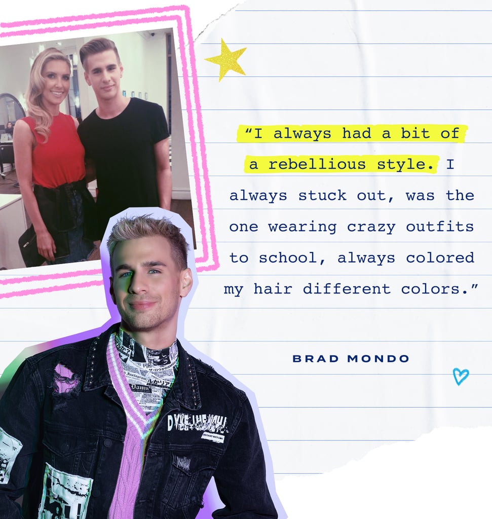 Hairstyling was in his blood. His father owned a salon called the Jesamondo Salon & Spa in town and his mother worked as a distributor for a hair-care line, which is how the two met. "I really was born at the salon," he says. "I learned everything I know about hair there." He began working there at just 15 years old and would practice on anyone or anything he could get his hands on — like the mannequin heads in the back break room. 
Despite all this, Mondo didn't want to go into the family business. "I was a little bit hesitant about being a hairstylist at first," he says. "I wanted to get away and really achieve great things." But after becoming an assistant stylist for his dad, Mondo couldn't resist his love for it any longer. That's when he decided in his senior year of high school to go to cosmetology school instead of college and pursue hairstyling as a career. "I [was] like, 'Let's do this, but let's do it in a totally different way,'" he says. "Which was a great decision."
While Mondo was still figuring out what he wanted to do with his life, he began creating content on YouTube. "I would come home every day after school and just watch YouTube videos constantly," he says. "I thought it was so cool that you could make a living off [of] making content."
He posted a few videos while attending cosmetology school in Massachusetts but when he moved to New York City and started doing more salon and celebrity work, he put it aside. It wasn't until he quit his salon job and went freelance that he picked it up again. 
At first, his posts didn't garner too much attention but then he decided to film a reaction video, which changed everything. "It was literally overnight," Mondo says. "I woke up and I was like, 'Oh my God. Why are there half a million views on this video?'"