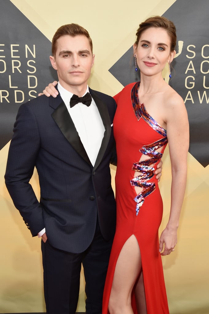 Dave Franco and Alison Brie at the 2018 SAG Awards