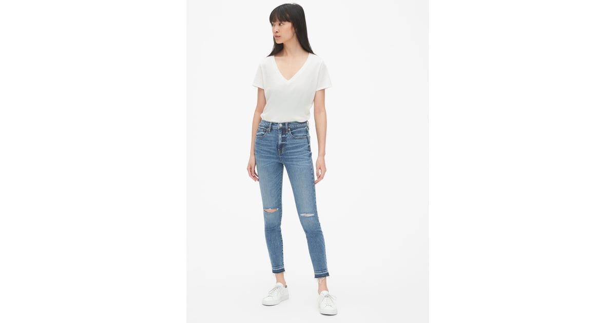 gap high rise true skinny ankle