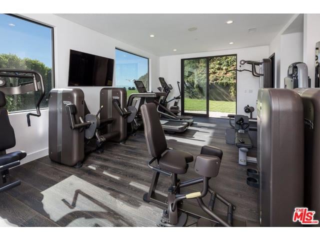 There's really no need to leave the house when there's a fully equipped gym included.