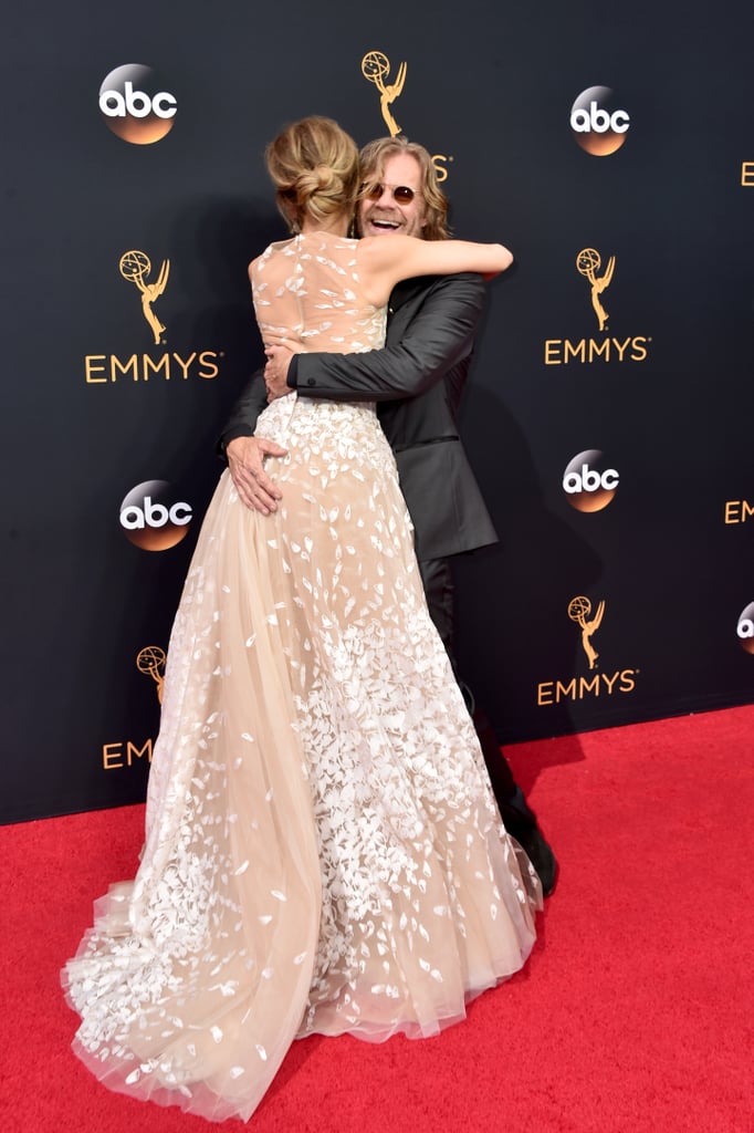 Felicity Huffman and William H. Macy at 2016 Emmys