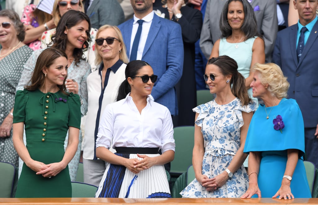 Meghan Markle and Kate Middleton at Wimbledon 2019 Pictures
