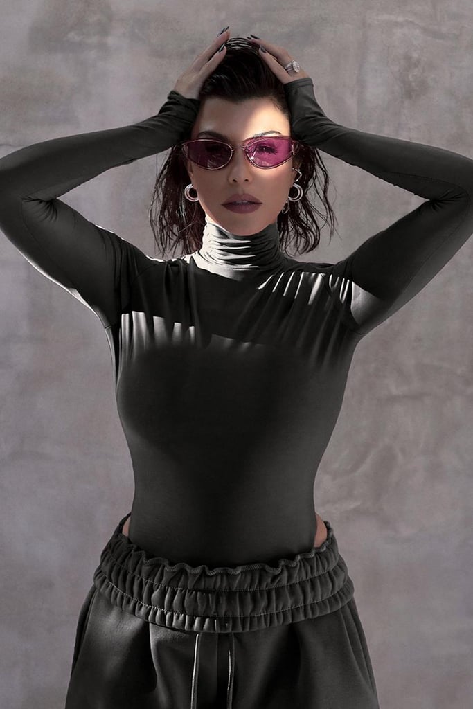 Open Back Bodysuit: Boohoo by Kourtney Kardashian Barker Cut Out