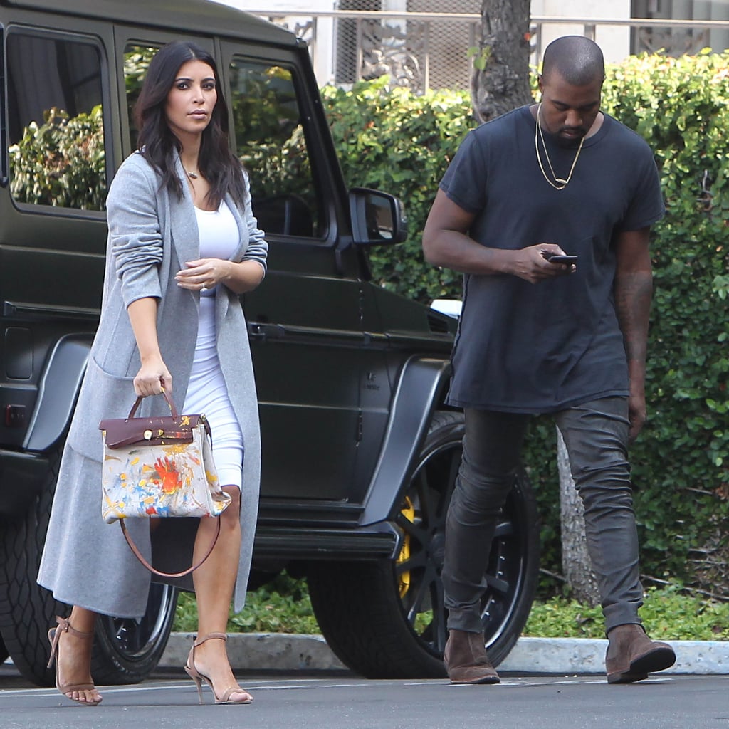 Photos of Kim Kardashian's Hermès Bag Painted by North West