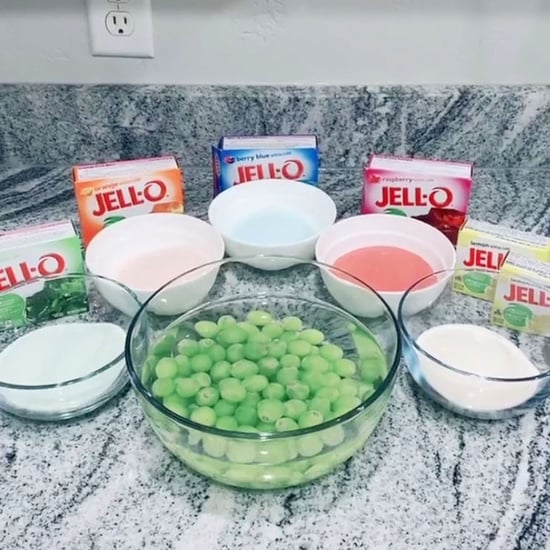 Jell-O Rainbow Grapes Recipe | TikTok Video