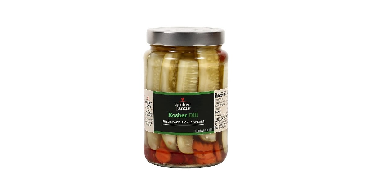 Archer Farms Kosher Dill Pickle Spears Best Keto Snacks at Target