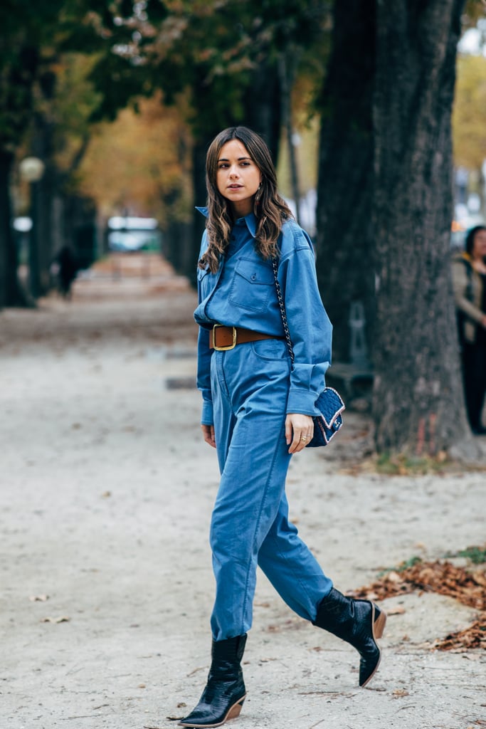 Florrie Thomas wearing a Tibi jumpsuit. | Best Street Style 2018 ...