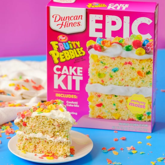 Duncan Hines Fruity Pebbles Cake Kit With Cereal Frosting