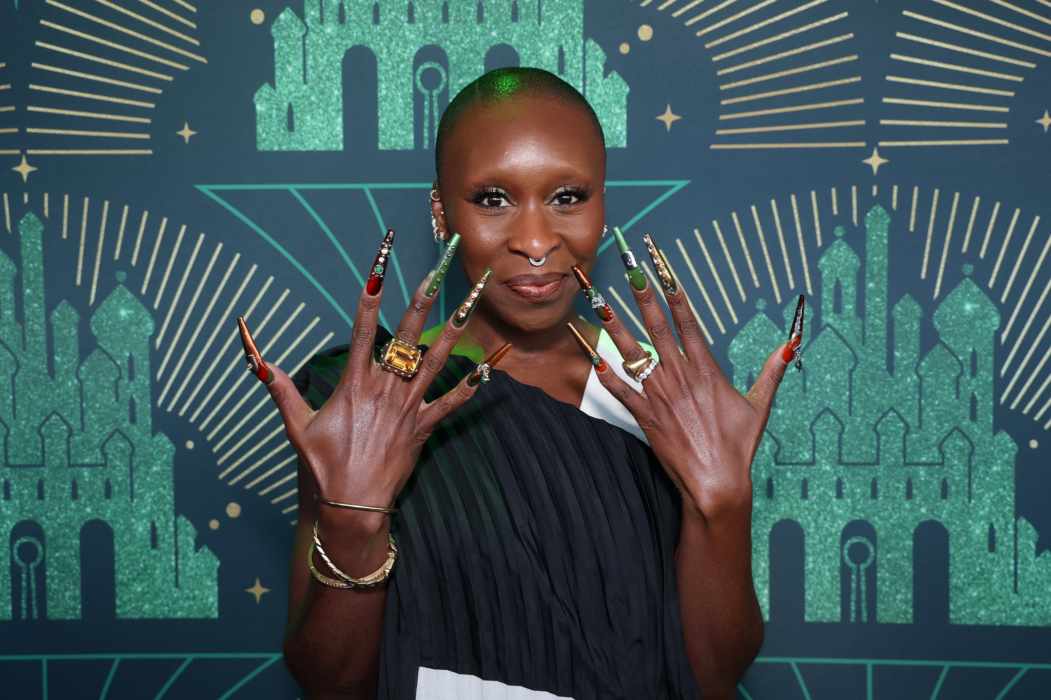 Cynthia Erivo nails in Wicked
