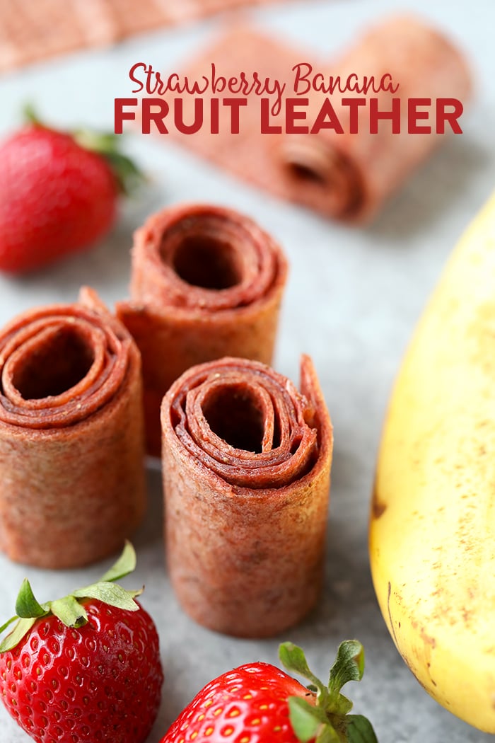 Strawberry Banana Fruit Leather