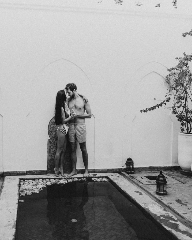 Sexy Moroccan Pool Couples Photo Shoot