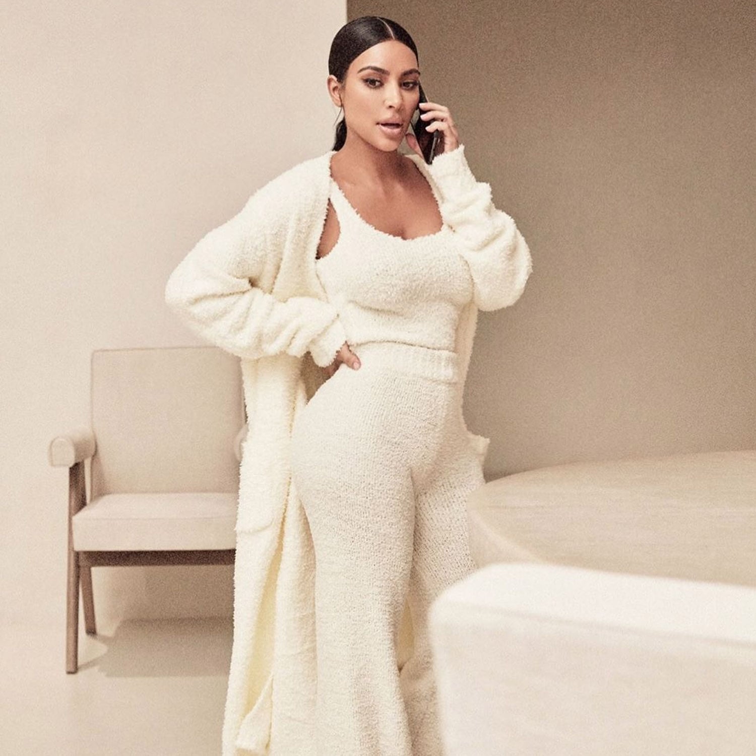 Shop Kim Kardashian S Skims Cosy Collection For Winter Popsugar