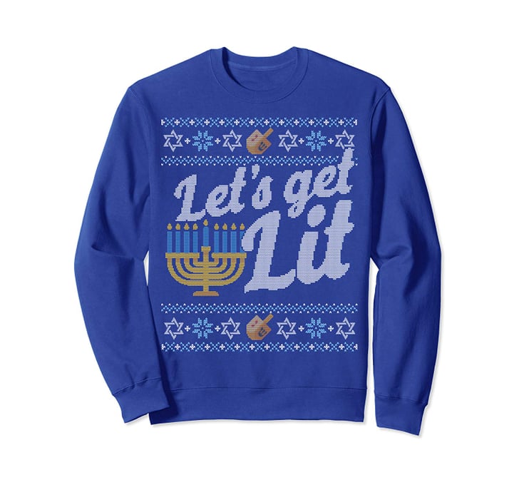 come on baby light my menorah christmas sweater