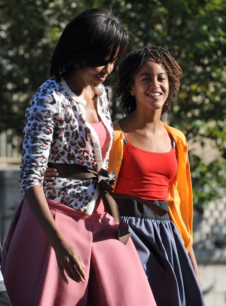 Michelle Obama Cute Pictures With Malia and Sasha