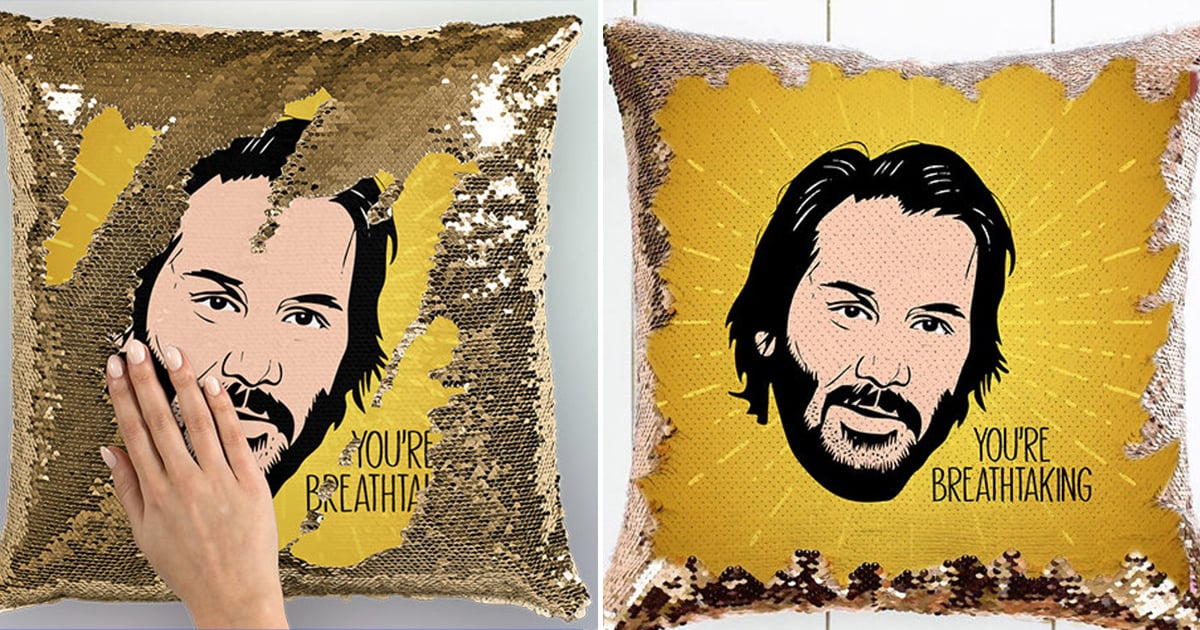 Keanu reeves sequin pillow clearance