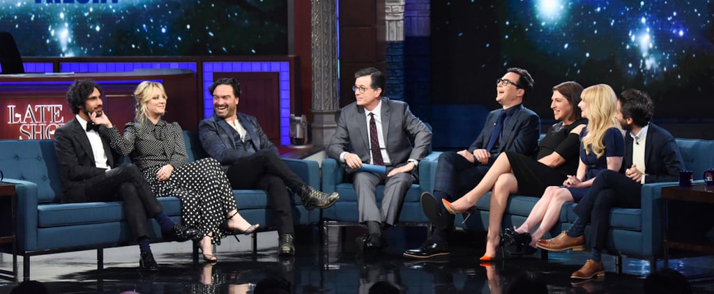Big Bang Theory Cast on The Late Show May 2019