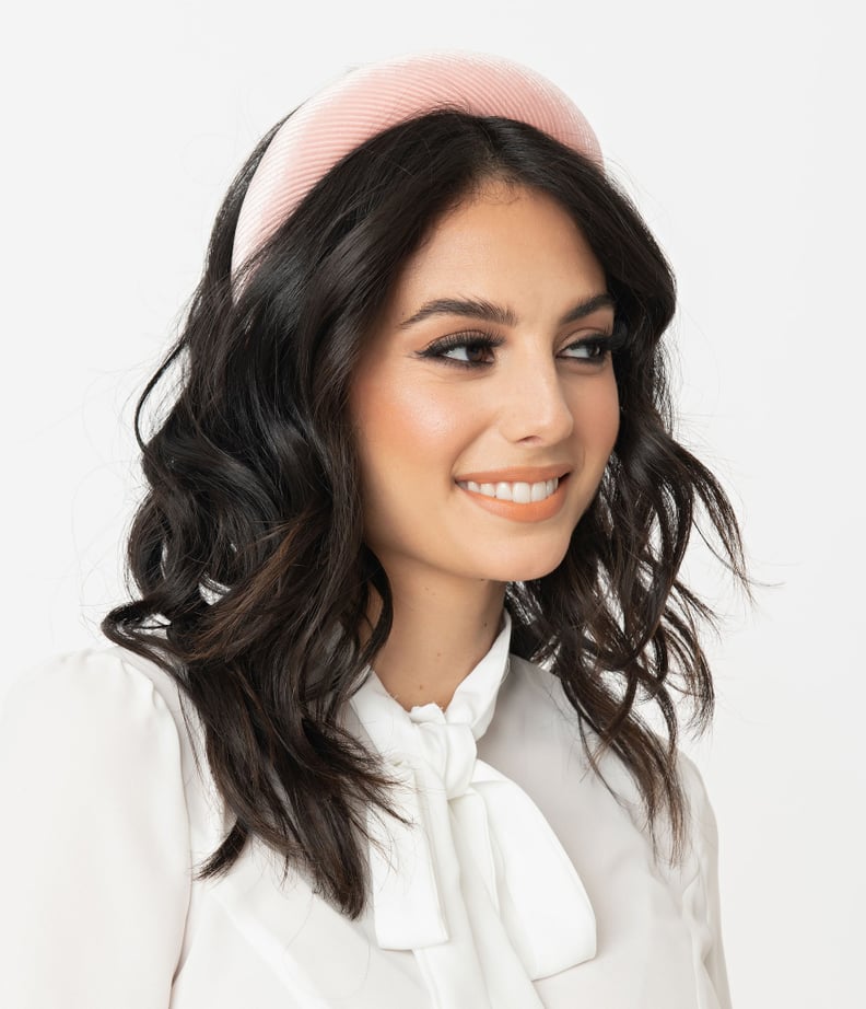 Light Pink Velvet Corduroy Headband