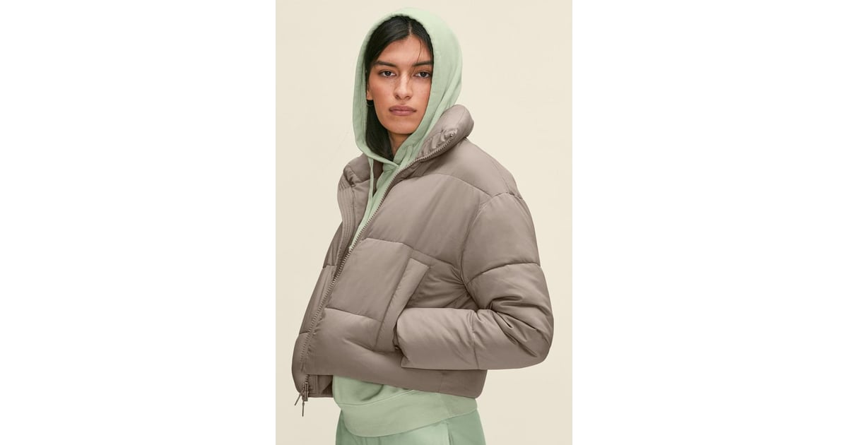 Girlfriend Collective Limestone Crop Puffer 25 Classic Gifts Every Fashion Lover Is Wishing To Receive This Holiday Popsugar Fashion Photo 16