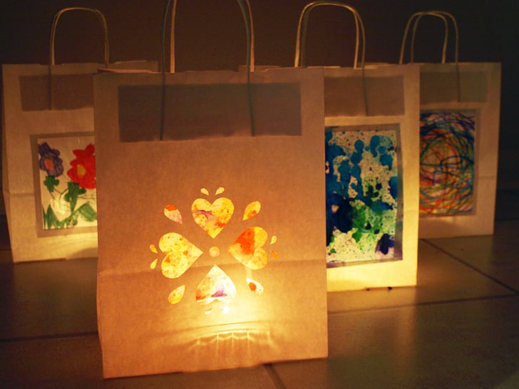 Light Up With Paper Lanterns Displaying Kids' Artwork POPSUGAR