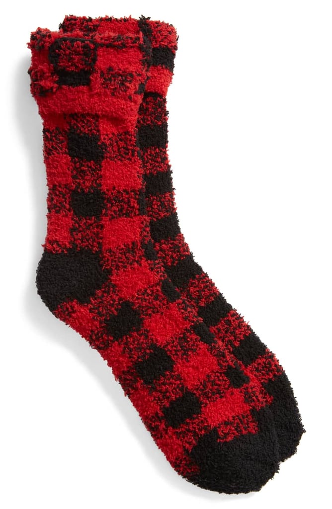 Nordstrom Men's Shop Buffalo Check Butter Socks | Gifts For Men From ...