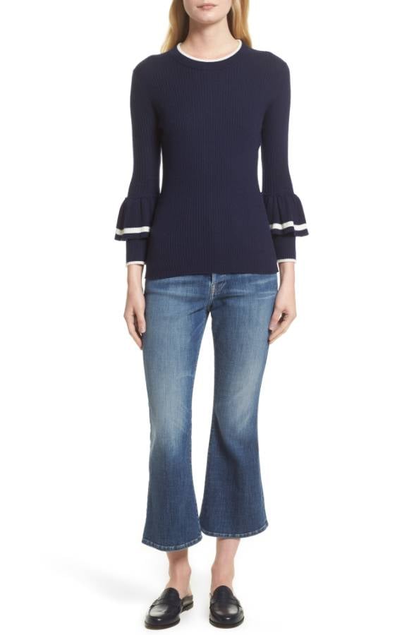 Frame Ruffle Cuff Sweater | 21 