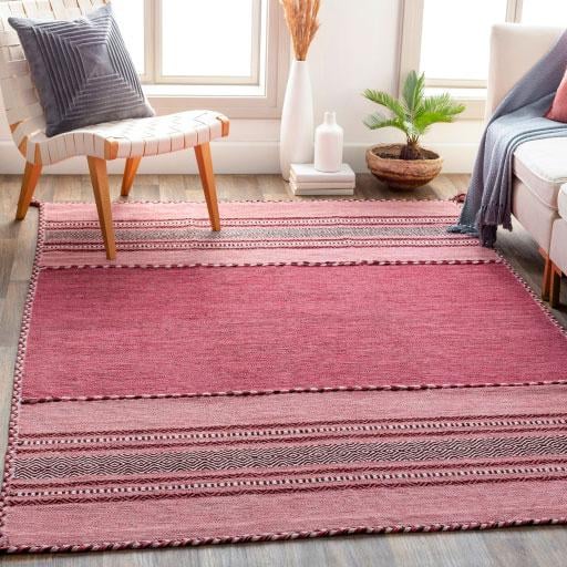 Blush Fiesta Tassel Rug